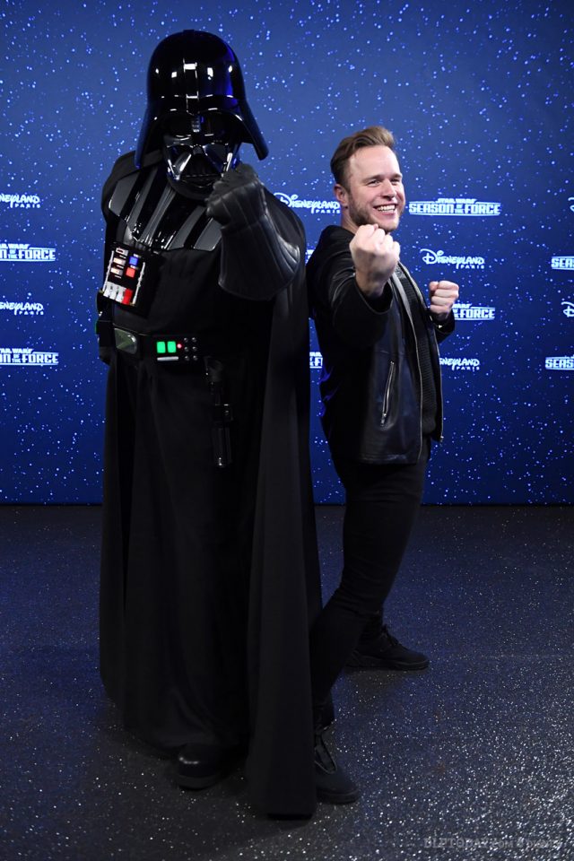 Olly Murs at Disneyland Paris for Star Wars Season of the Force