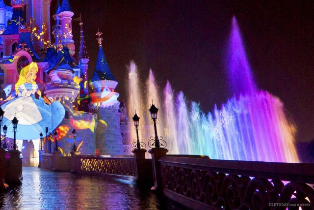 Disney Illuminations will light up refurbished castle moat with extra fountain lights
