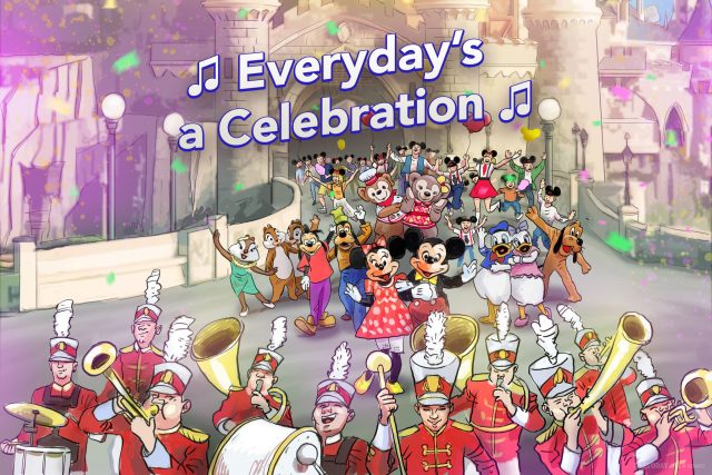 "Everyday's a Celebration" Disneyland Paris 25th Anniversary theme song 12th April 2017