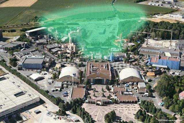 Walt Disney Studios Park expansion visualised on existing park