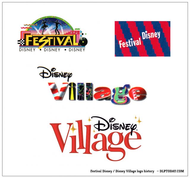 Festival Disney, Disney Village Disneyland Paris logo history