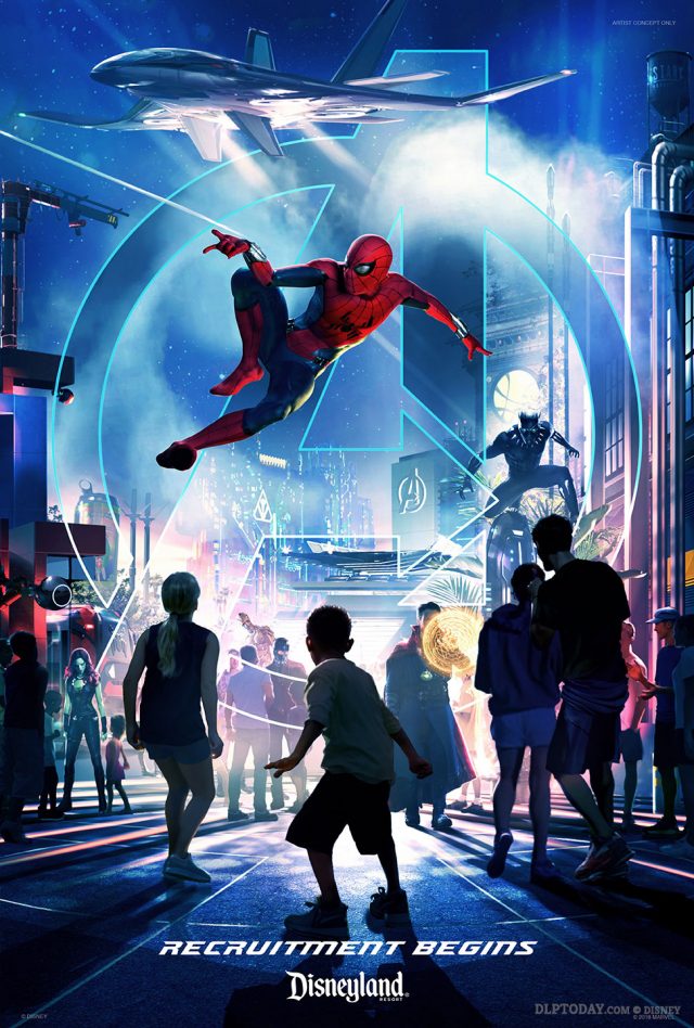 Disney Parks Marvel land teaser poster: Disneyland Resort recruitment begins