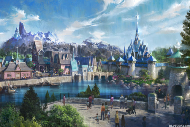 Arendelle: World of Frozen Walt Disney Studios Park Disneyland Paris expansion land concept art