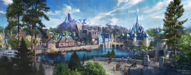 Arendelle: World of Frozen Walt Disney Studios Park Disneyland Paris expansion land concept art