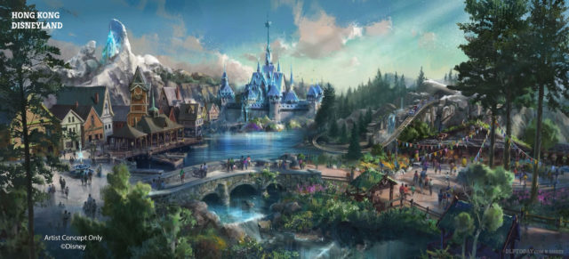 Hong Kong Disneyland Arendelle: World of Frozen concept art